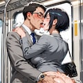ムチムチなミニスカOLと立ち素股 11枚目