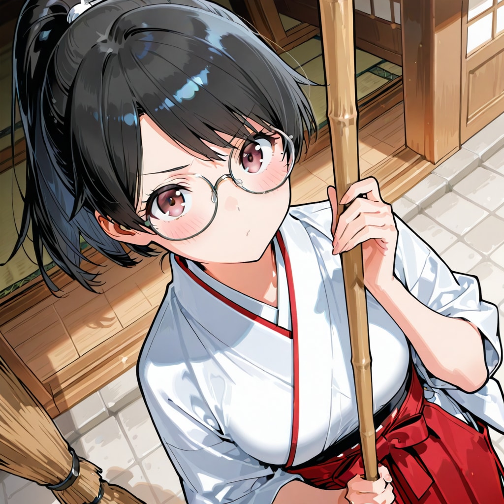 巫女さん楓ちゃん