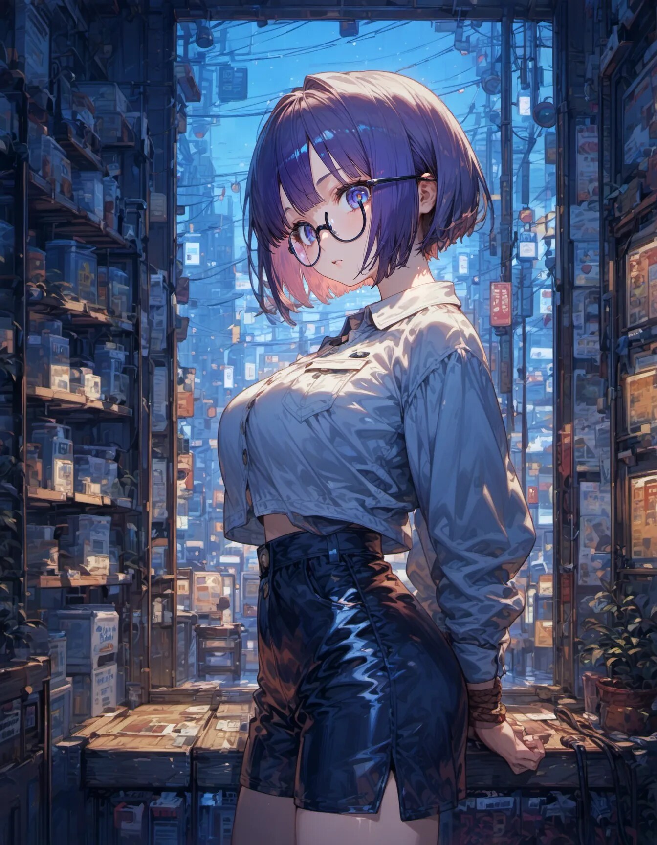 Echoes Beneath Neon Skies