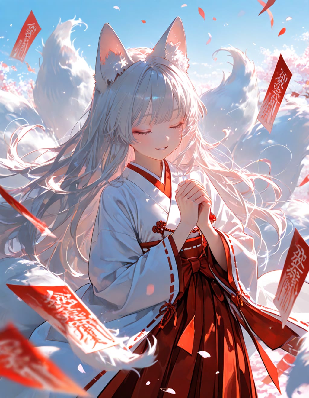 半妖･白狐巫女