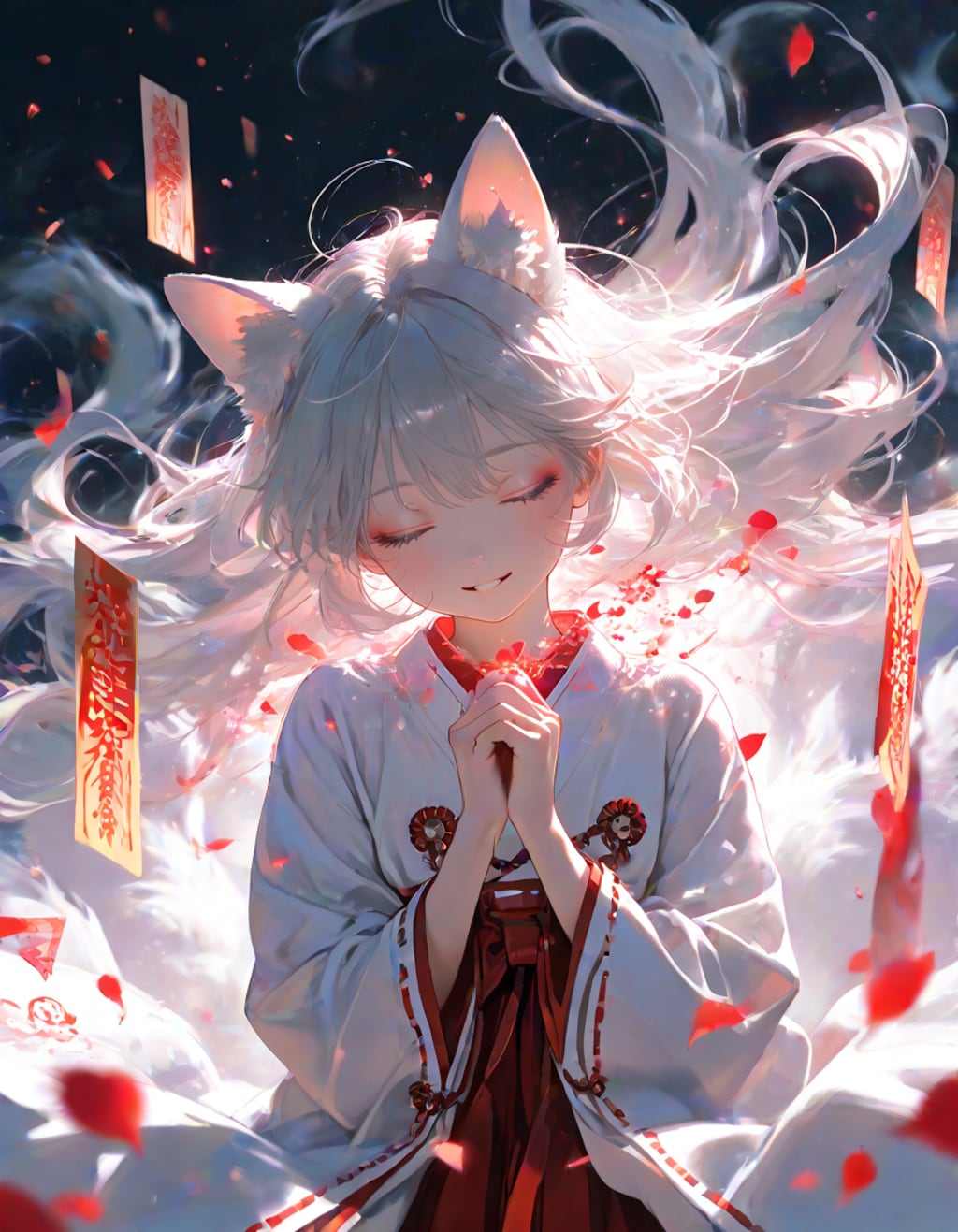 半妖･白狐巫女