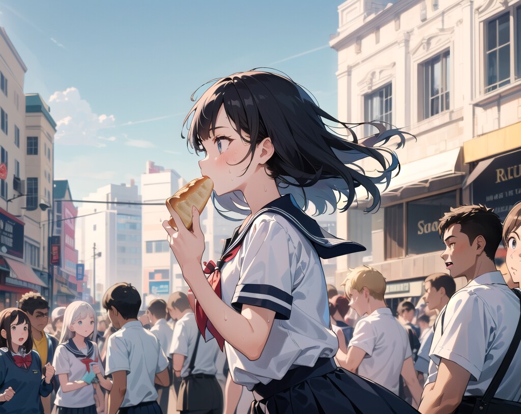 学校遅れちゃう！