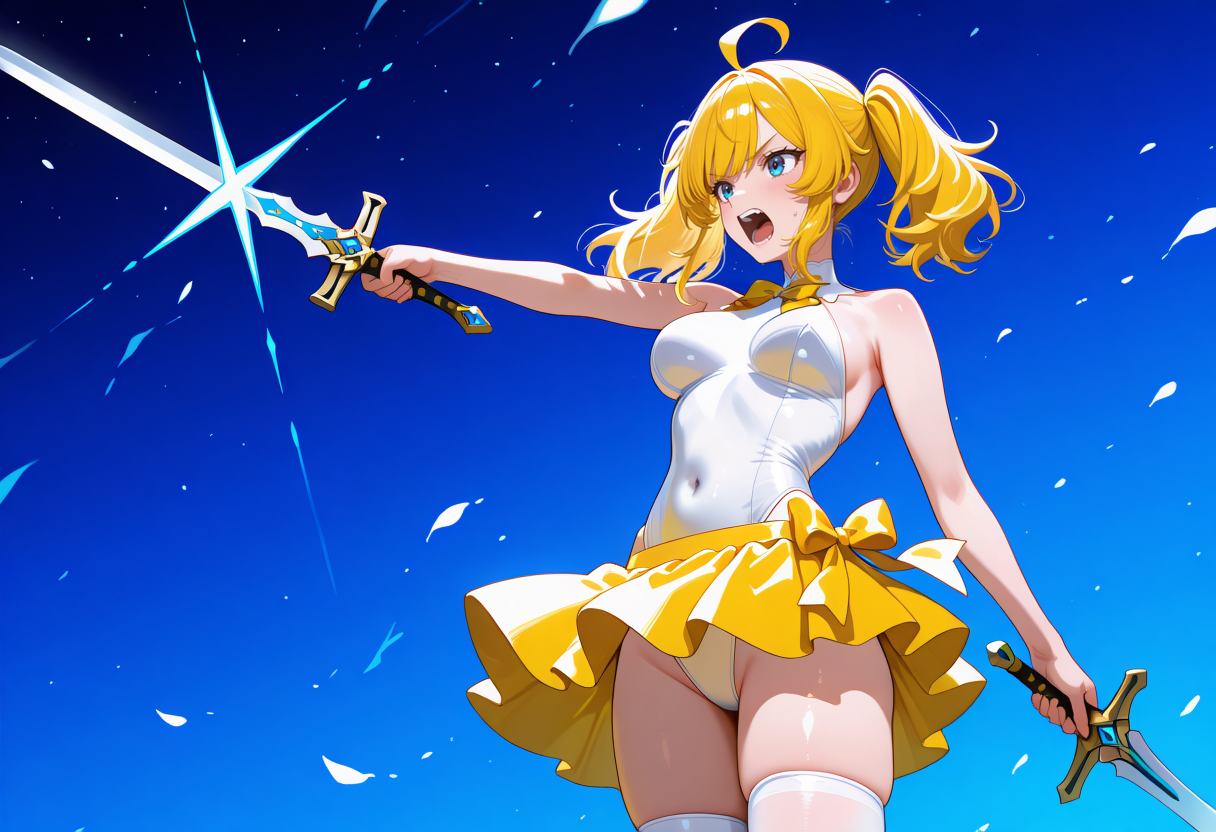 二刀流の魔法少女