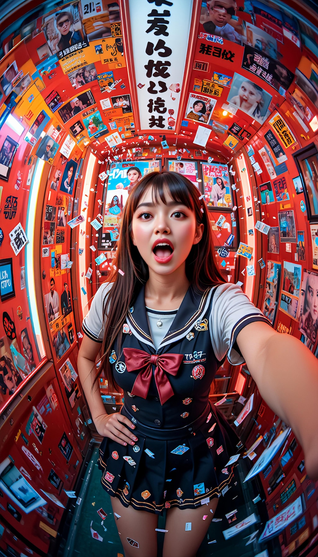 アーーー！プリクラ機の暴走