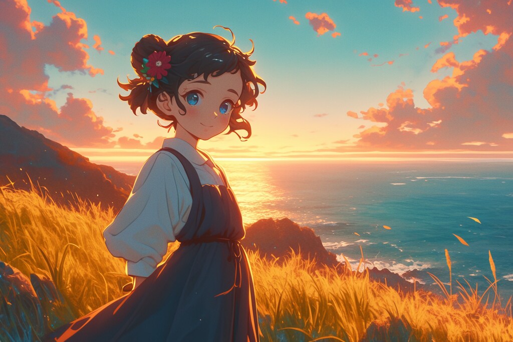 夕暮れのおだんごちゃん🍡✨06