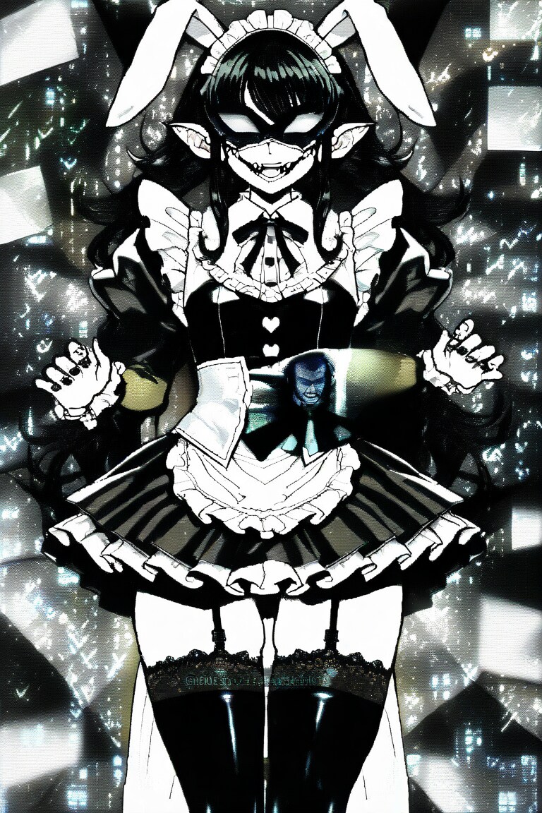 あくまでメイドでバニーでっす | の人気AIイラスト・グラビア