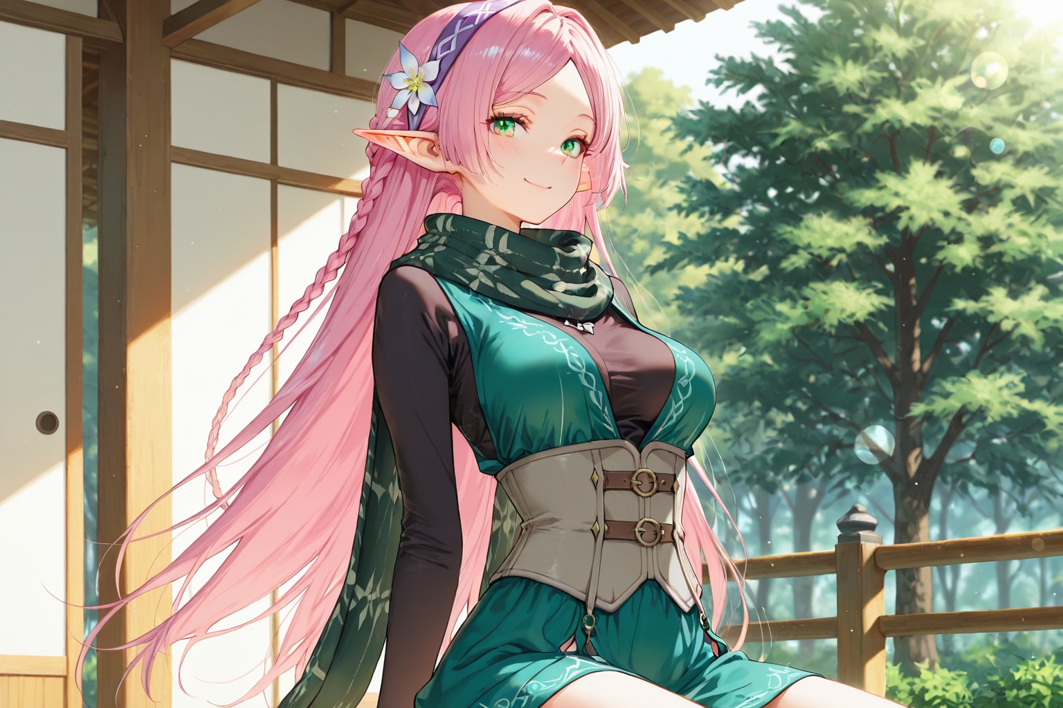 １００年後のエルフちゃん | の人気AIイラスト・グラビア