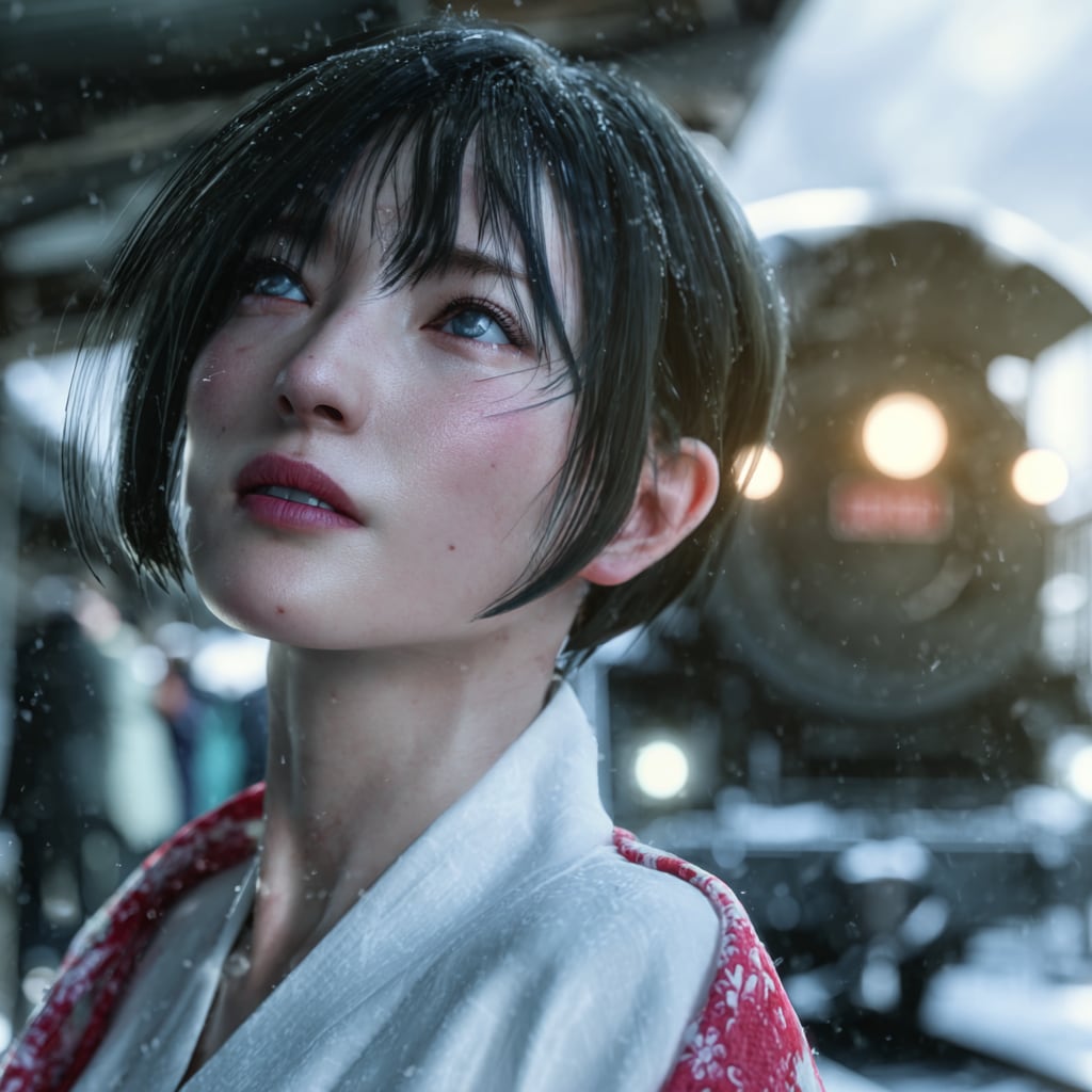 演歌CDジャケット風メイド3号（雫）