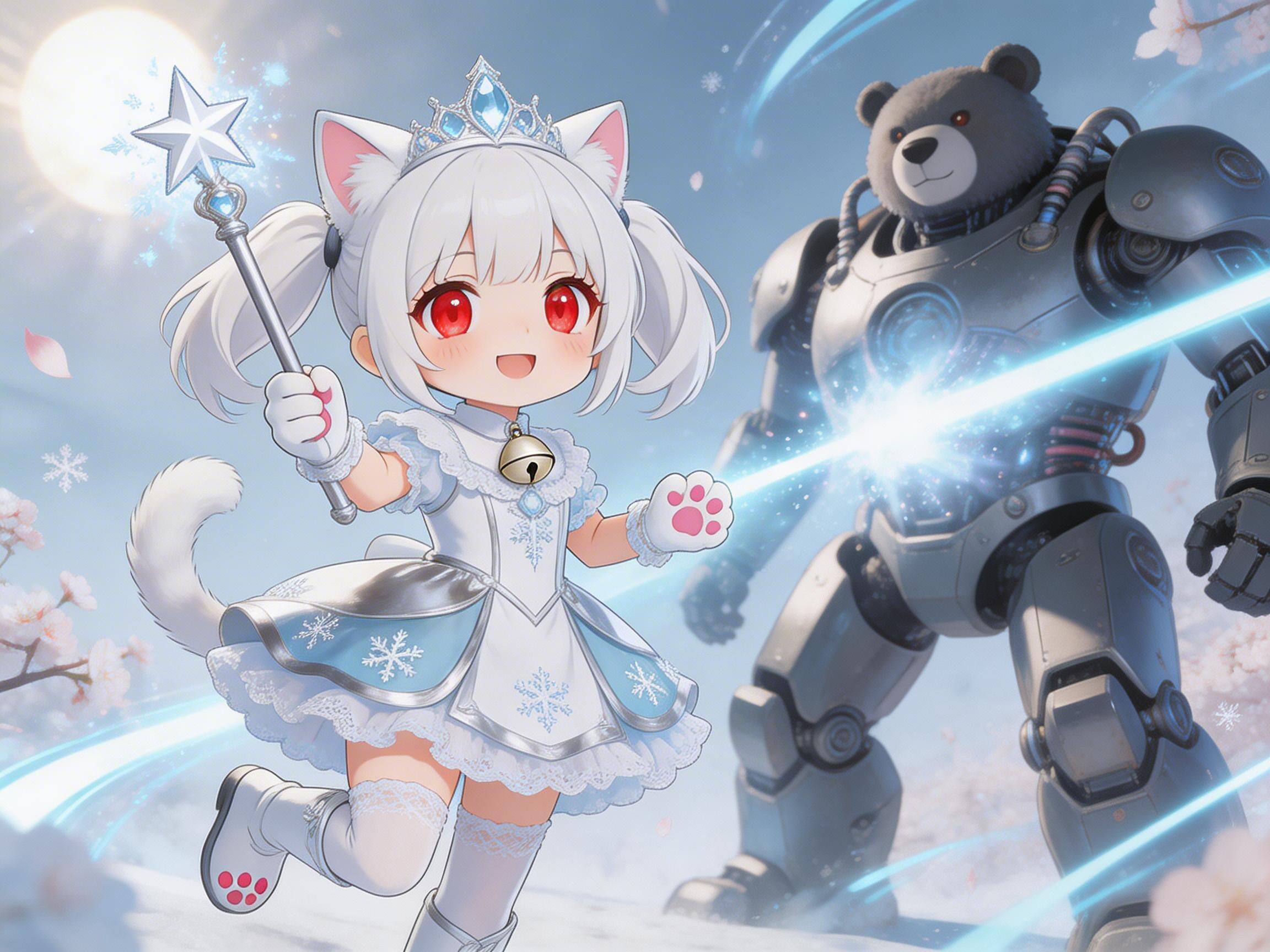白ツイにゃん