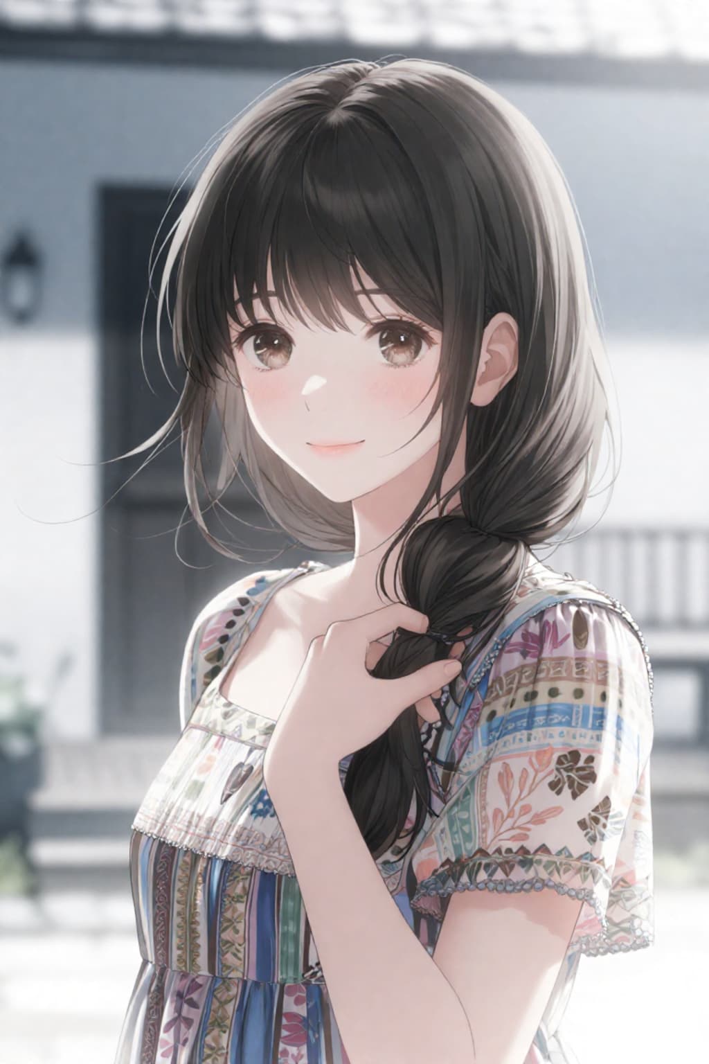 風強いね
