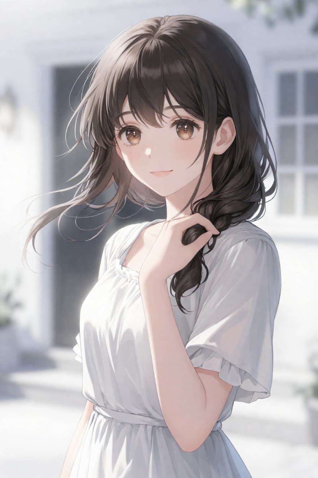 風強いね