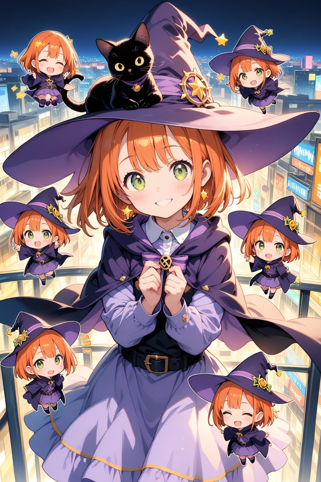 魔女と黒猫 | の人気AIイラスト・グラビア