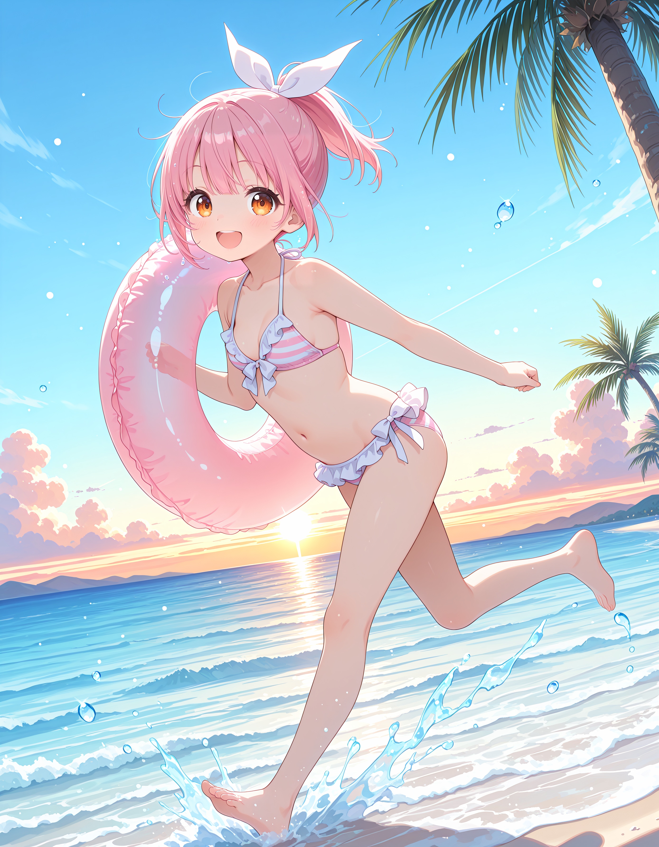 弾ける水しぶき