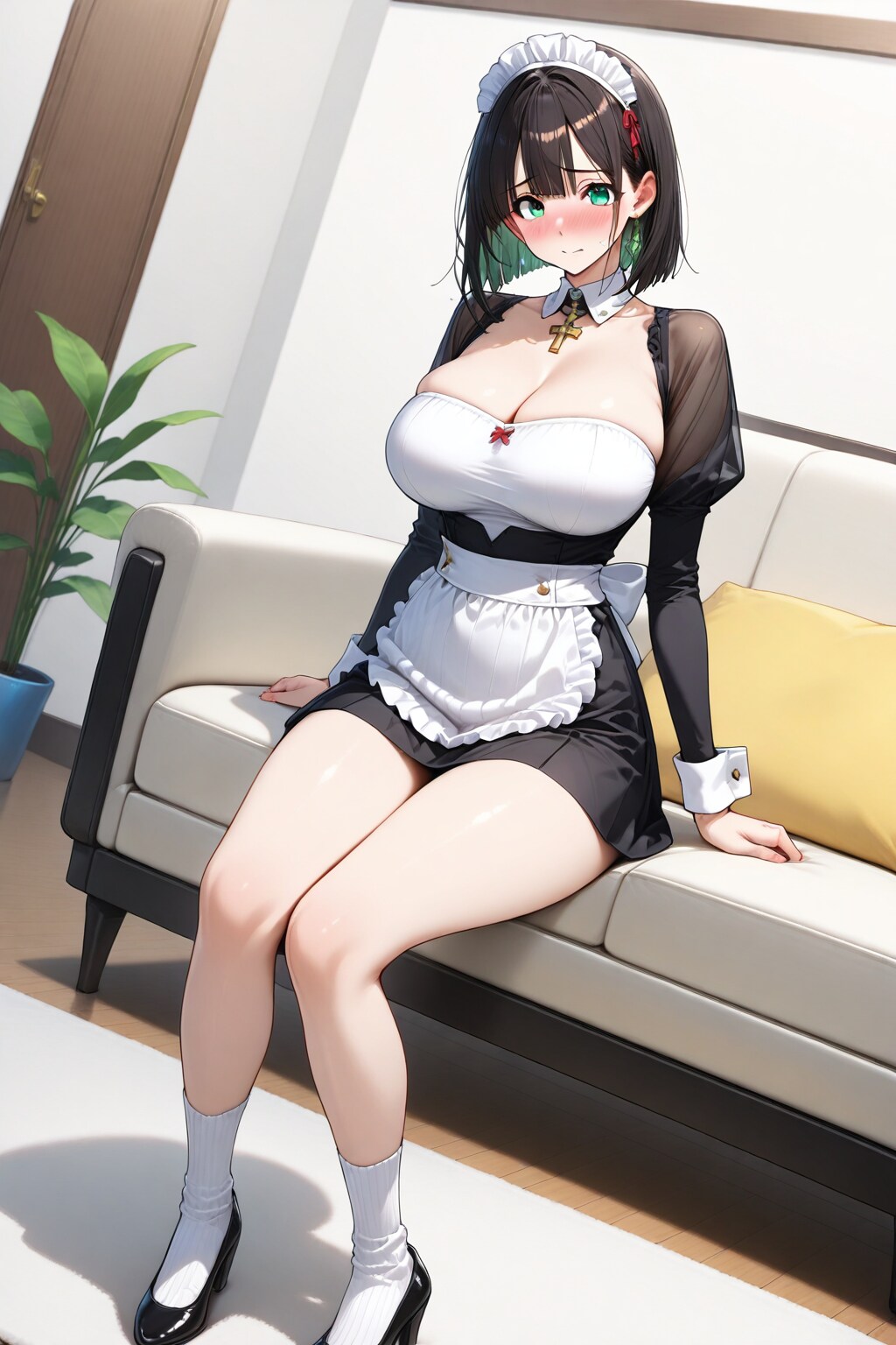 【リニューアル】ママみが溢れすぎなおねーさん（４０歳）がメイドさんに２