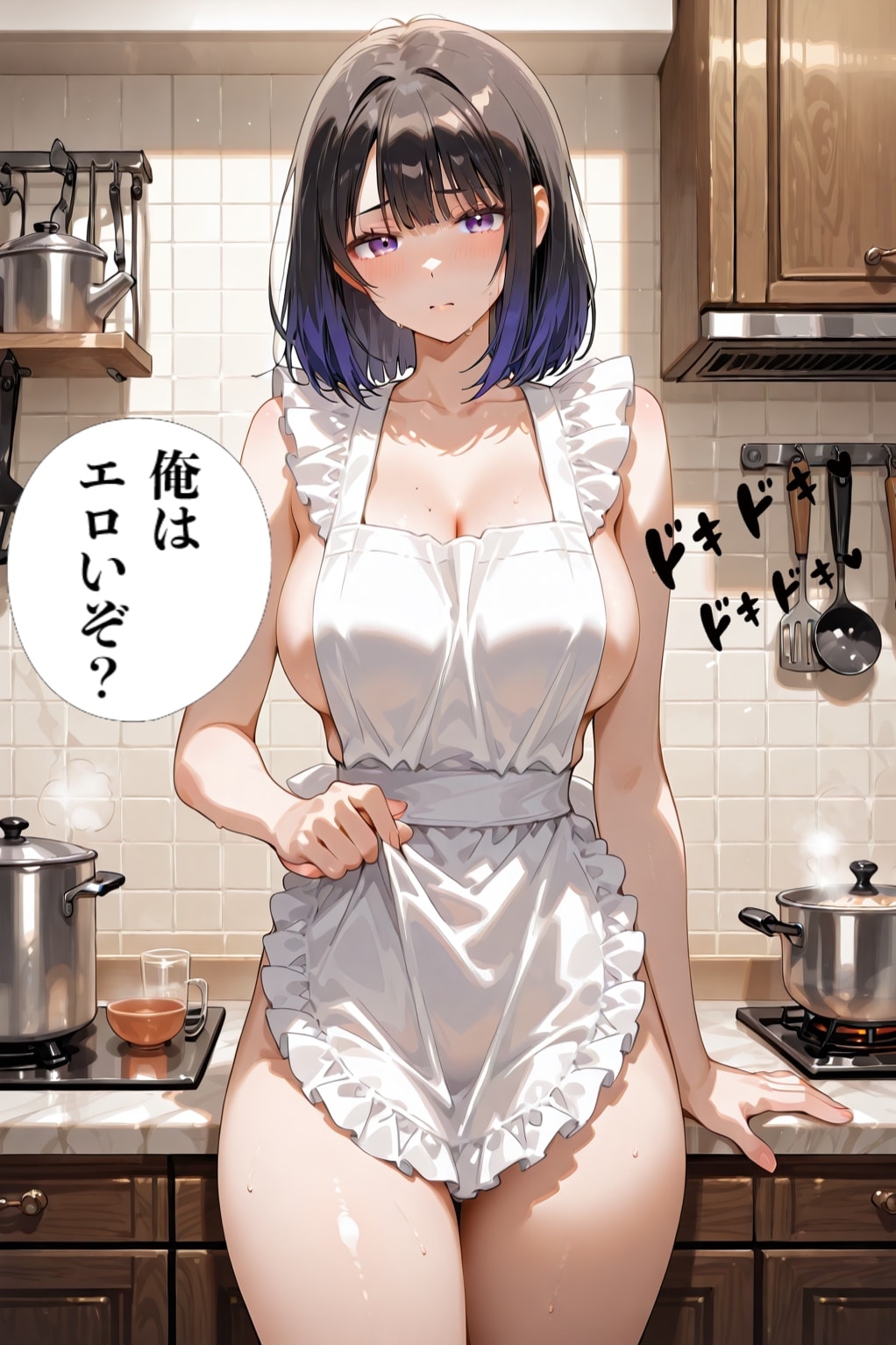 朝ごはん 味付けの潮とミルクの交換
