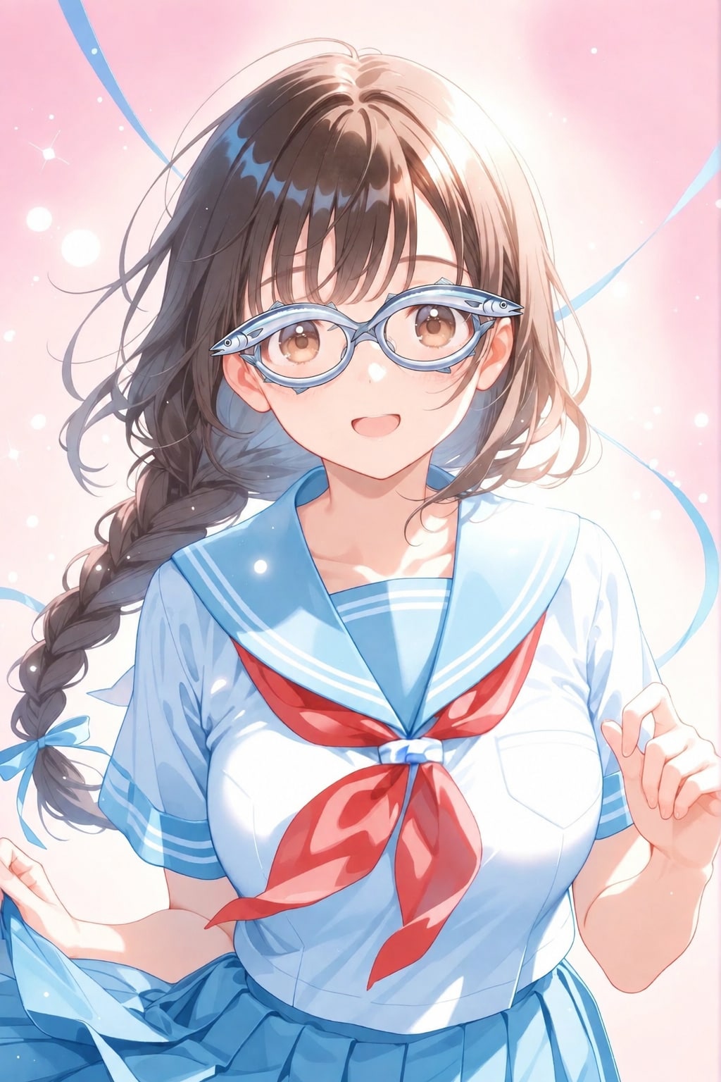 サンマ眼鏡 | の人気AIイラスト・グラビア