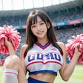 露出チアガール04 2枚目