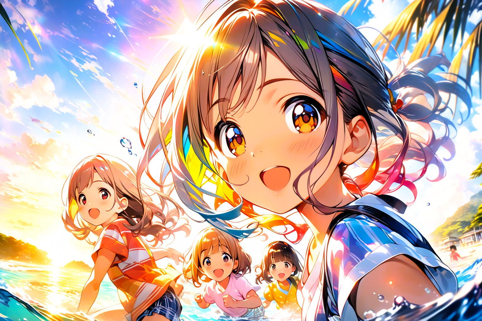 水遊び | の人気AIイラスト・グラビア