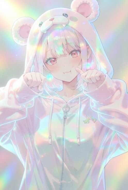 ２　着ぐるみ少女　ガオー