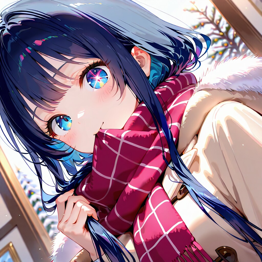 マフラー少女