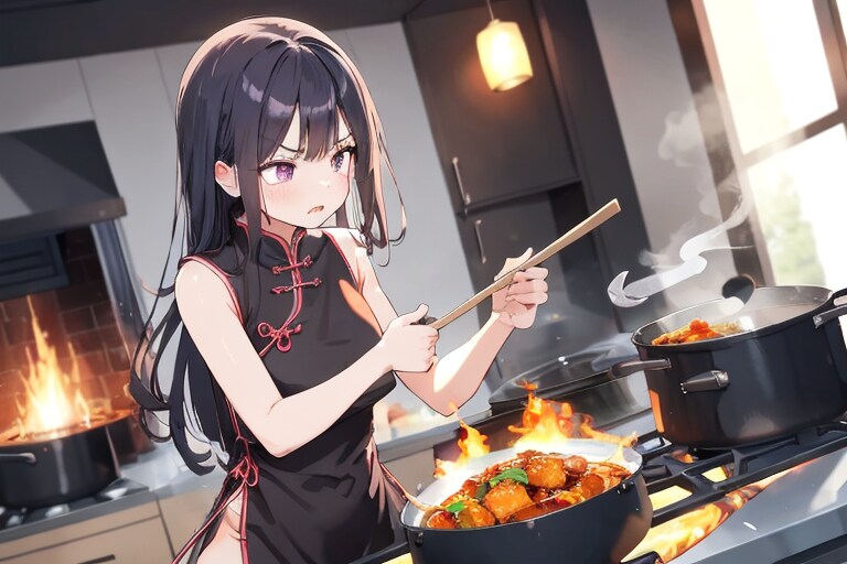 料理は簡単