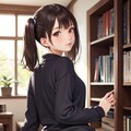 図書室でパンチラ 5枚目