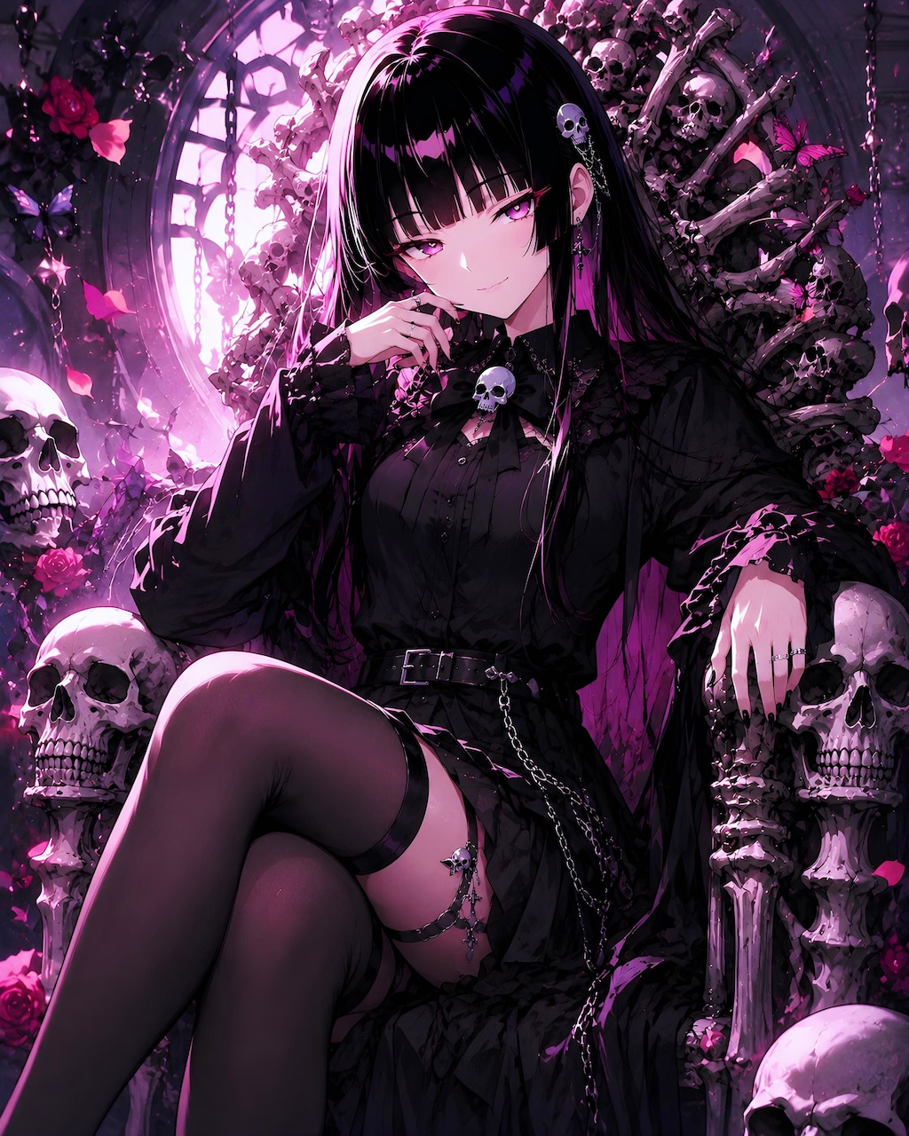 💀ドクロコーデ……？