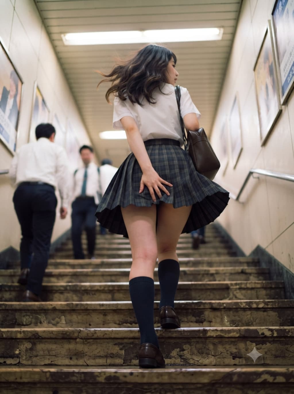 階段で風を願って