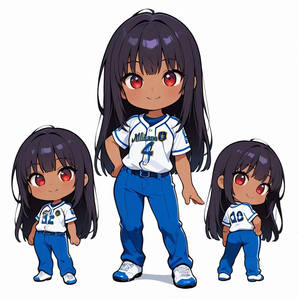 角楯カリン（野球ユニフォームスタイル　ぷち）