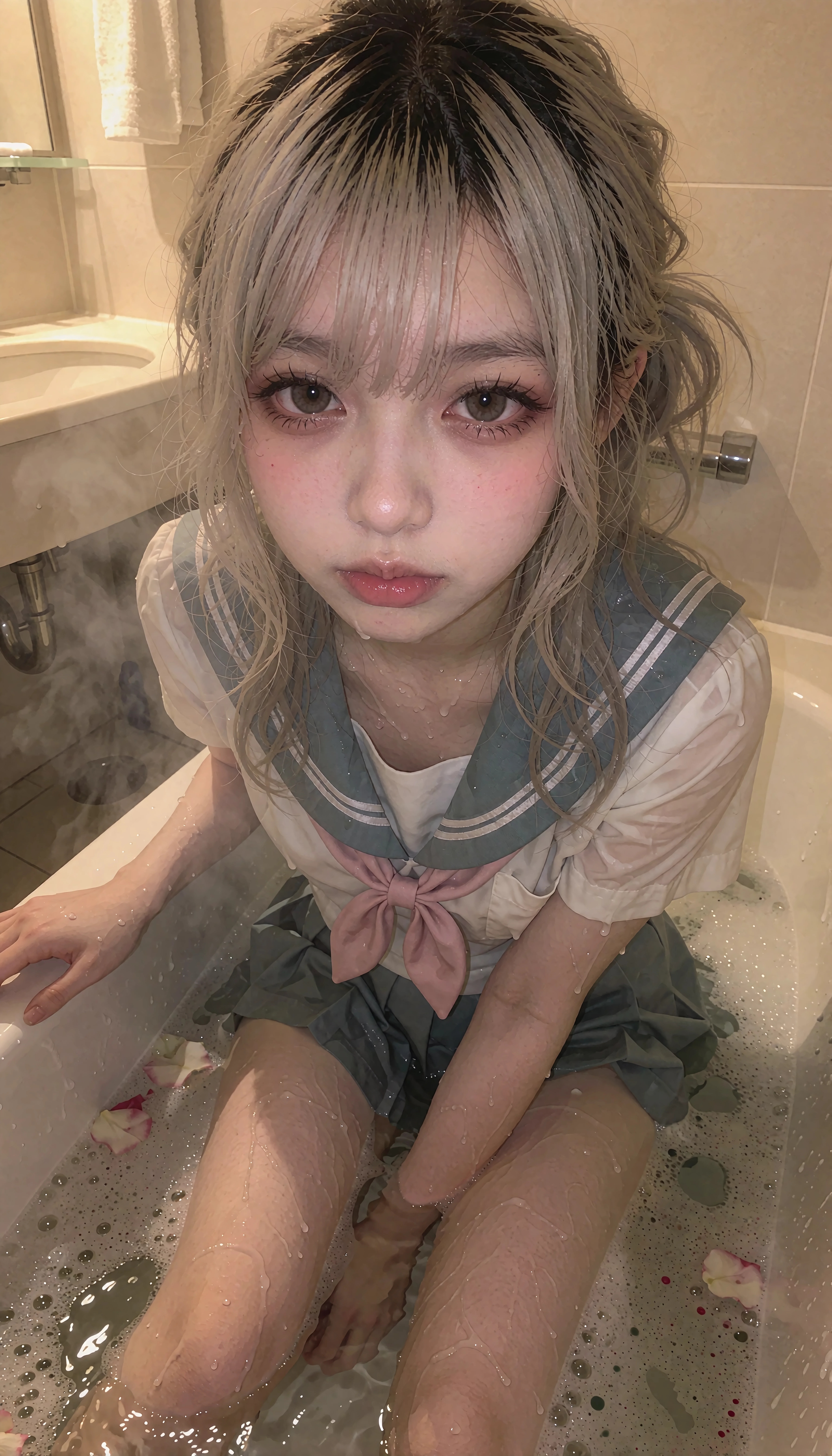 A Quiet Soaking | の人気AIイラスト・グラビア