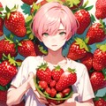 いちごとピンク短髪少年♥（12枚） 2枚目