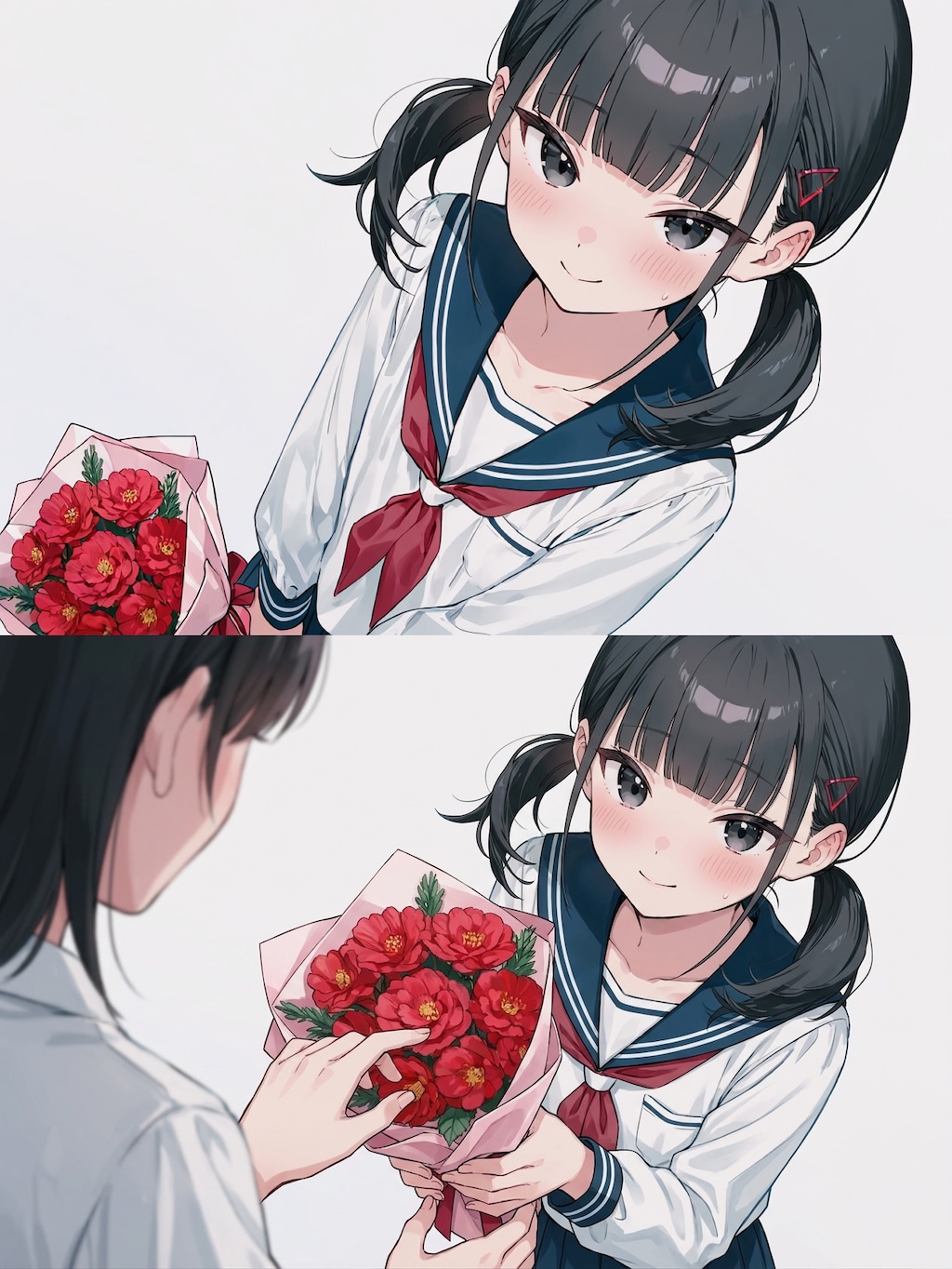 花を贈る