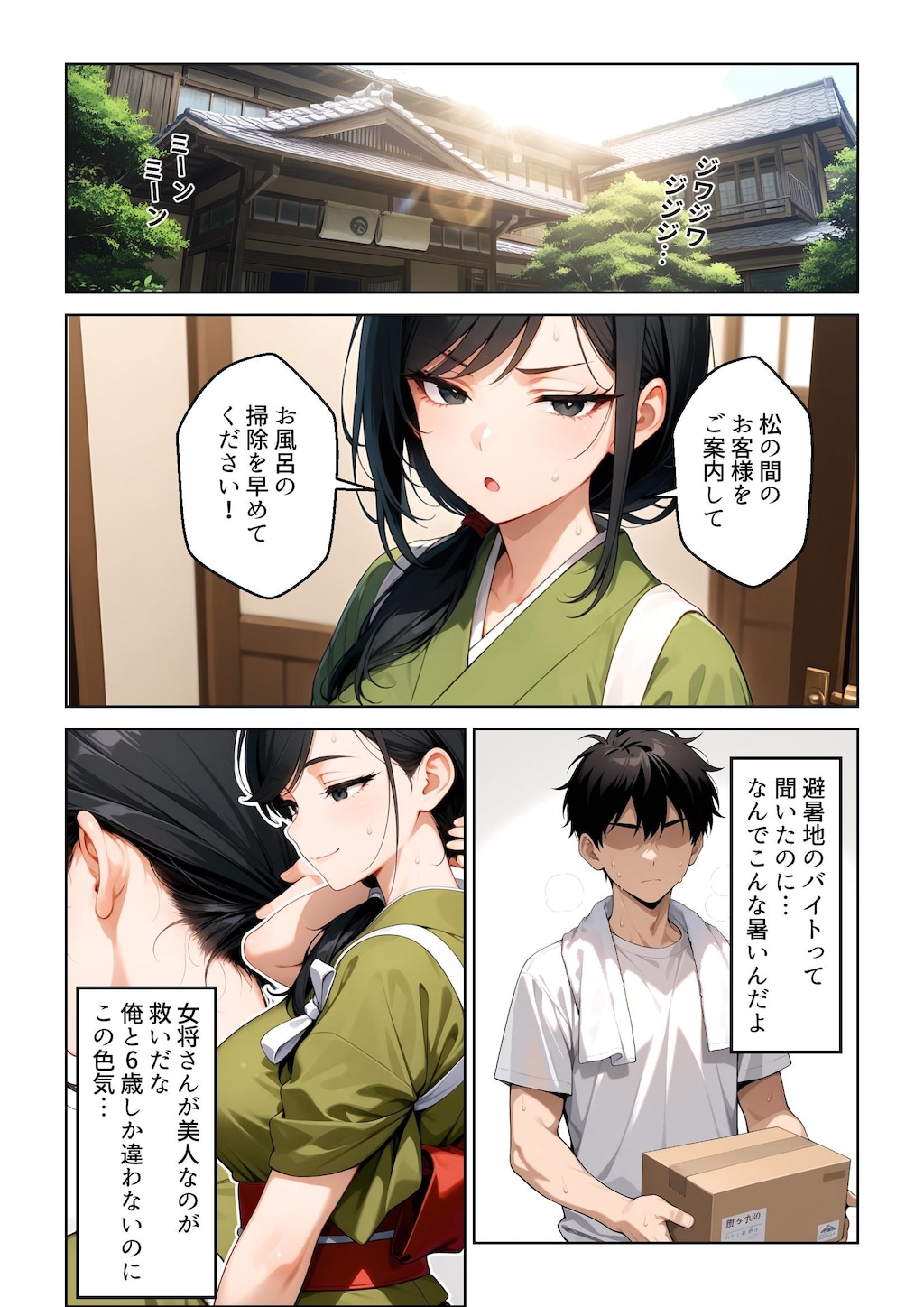 蝉時雨と若女将　-鈴音-