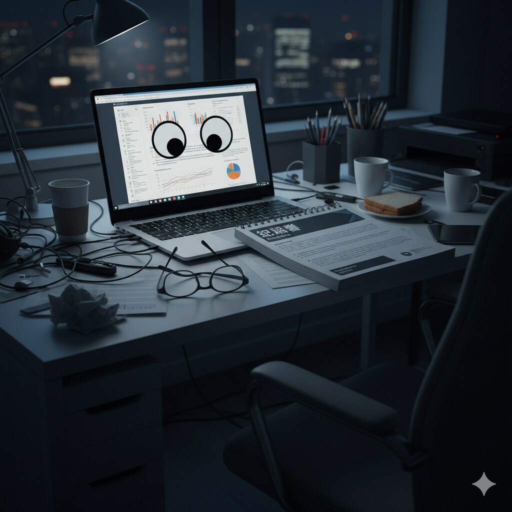 小説『企画書を読む瞳は何処へ？』【ニャンノ世界】