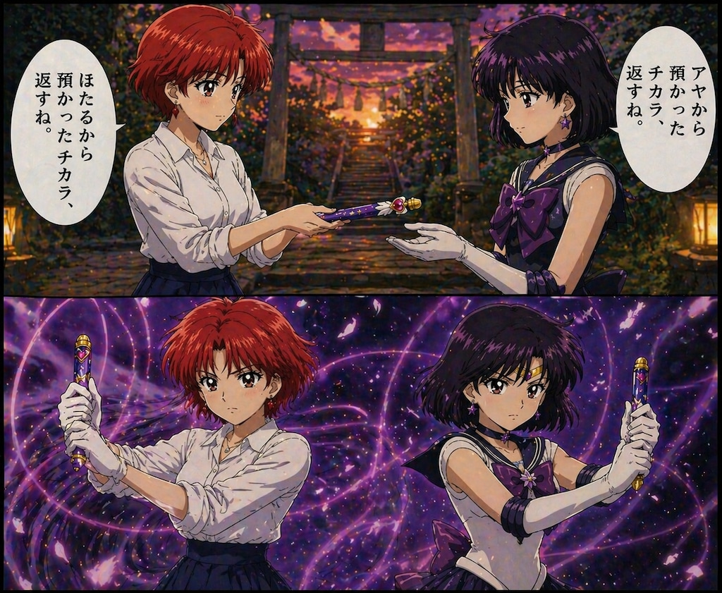 美少女戦士セーラーサターンアヤ最終話