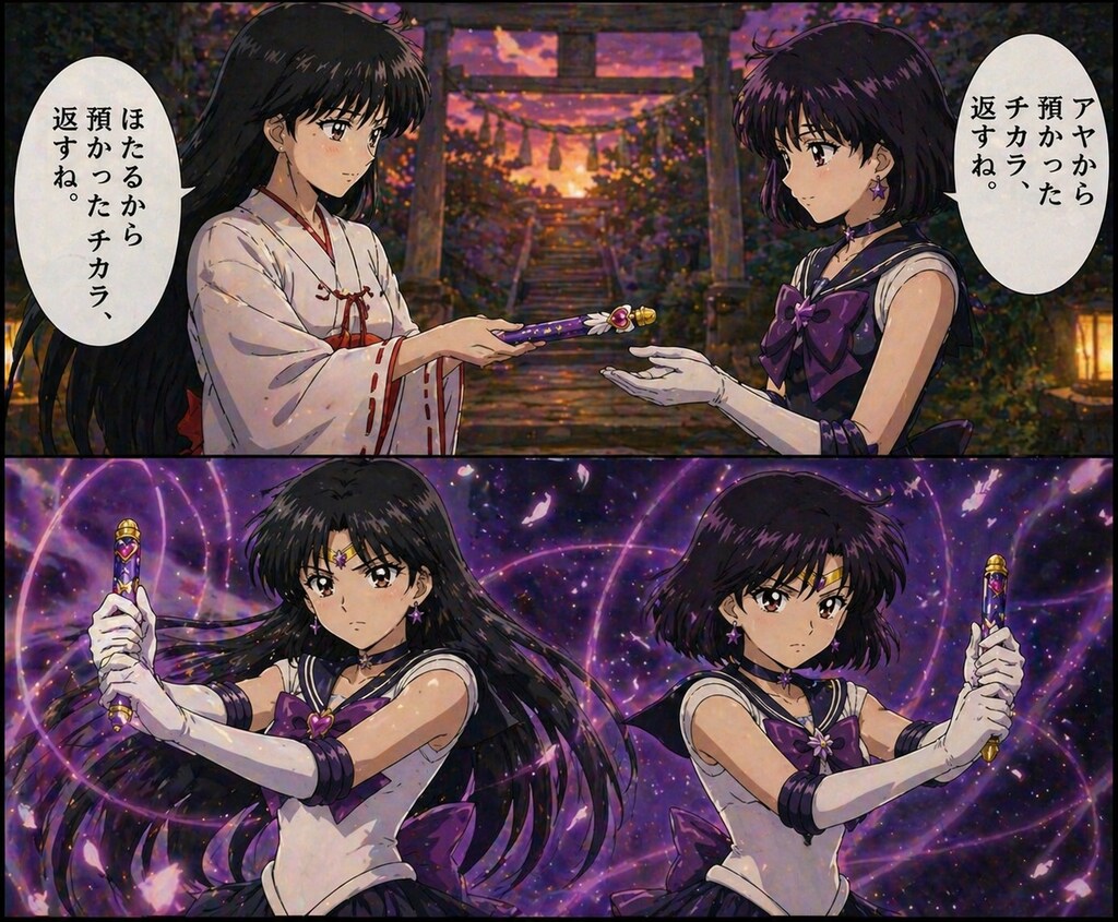 美少女戦士セーラーサターンアヤ最終話