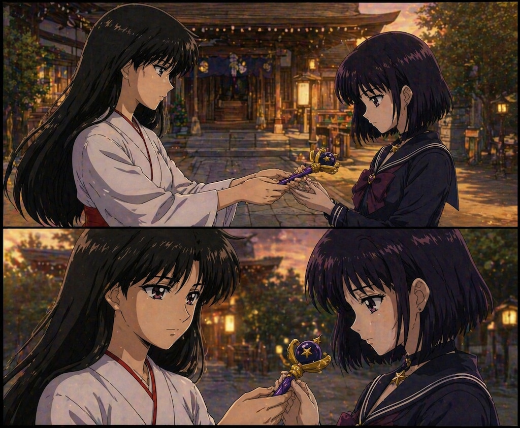 美少女戦士セーラーサターンアヤ最終話