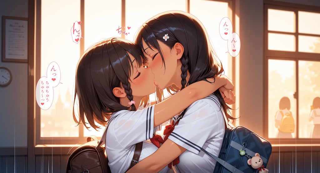 百合キス祭り 3