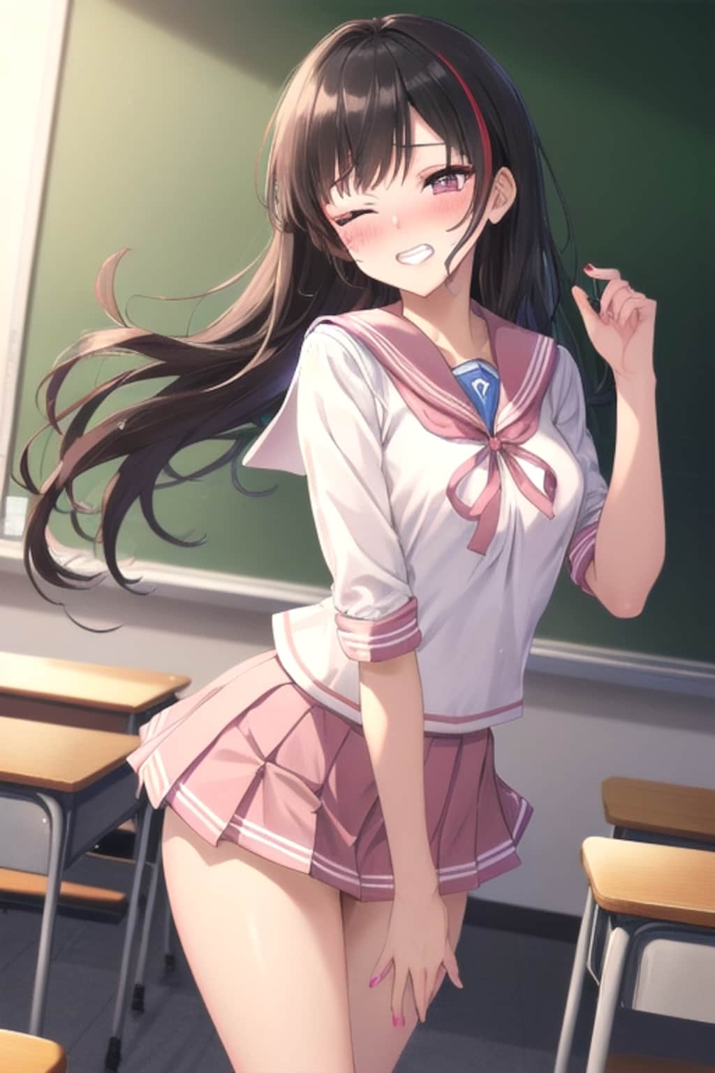 そんなに見つめて。恥ずかしいじゃない。