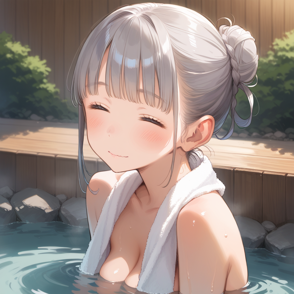 メイドさんの湯治