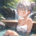 メイドさんの湯治 2枚目