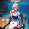 水中でビールが飲めるか実験してみた。 5枚目
