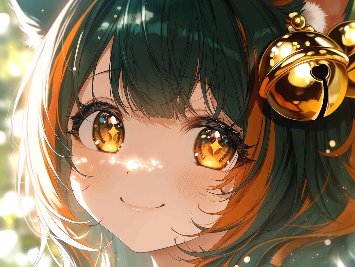 鈴きらきら（１）翠鈴　niji7 | の人気AIイラスト・グラビア