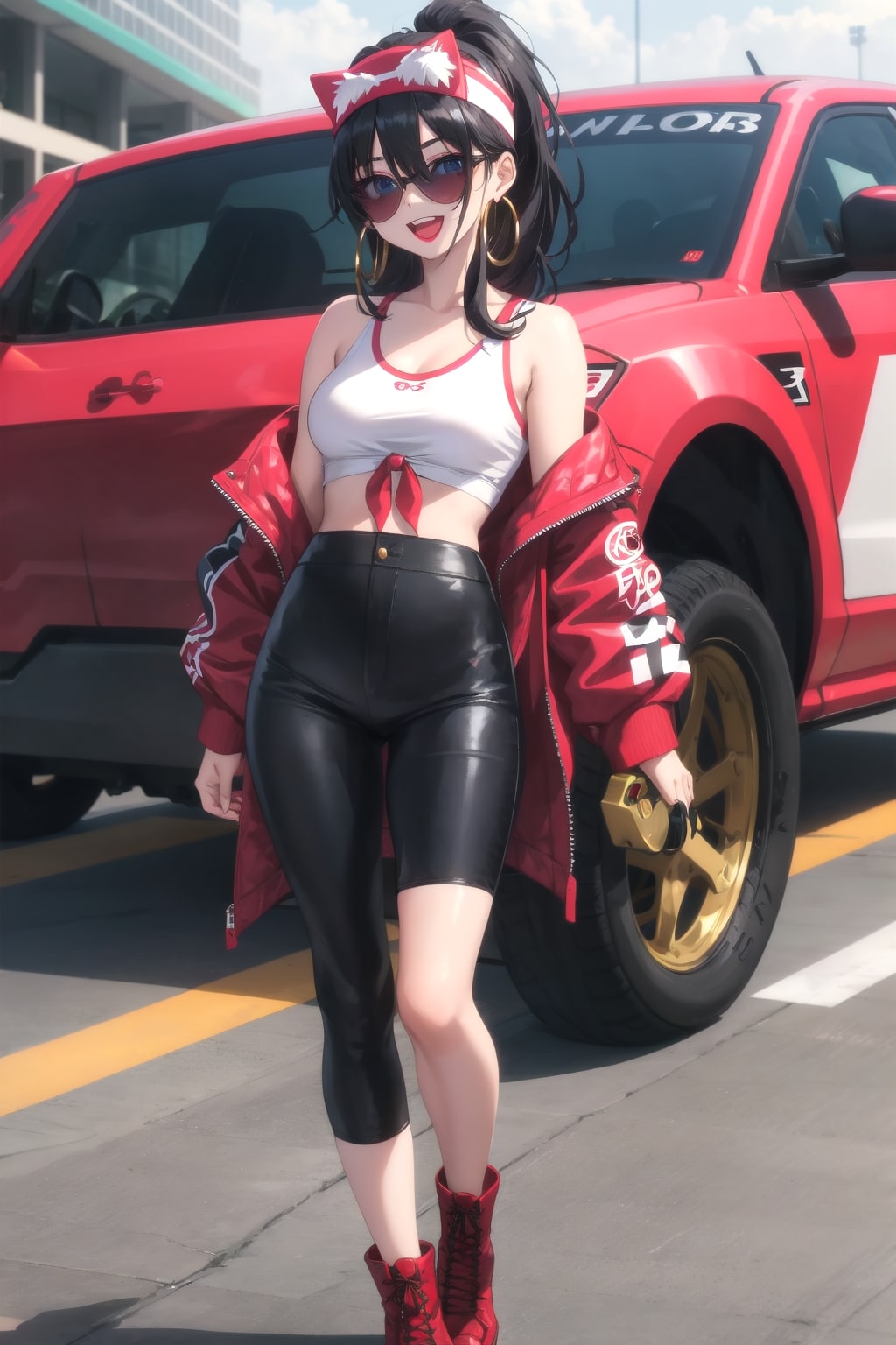 レトロなバイクレーサー V4Bver.