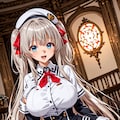 銀髪ツインテール美女3 2枚目