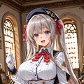 銀髪ツインテール美女3 12枚目