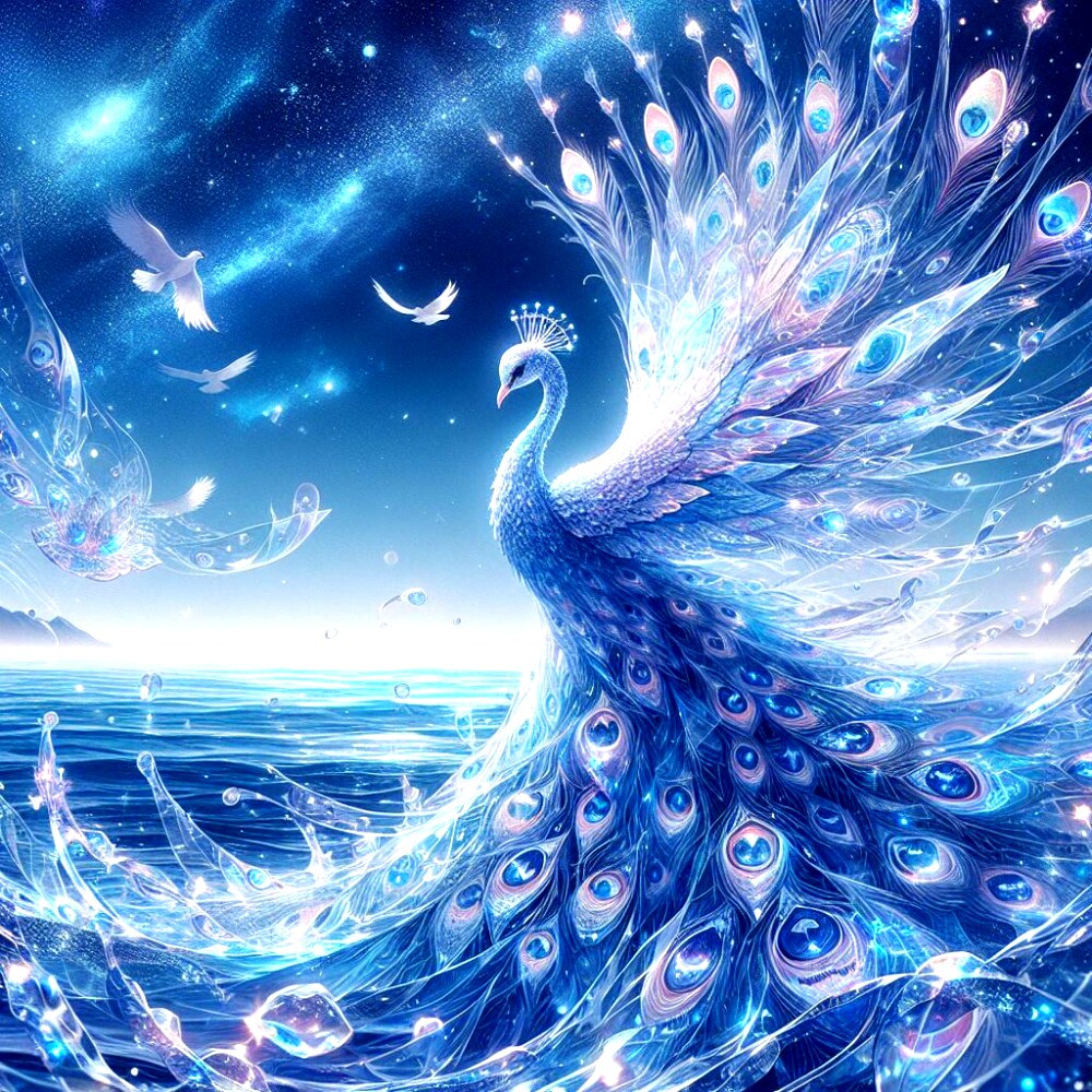 海甦り青麗孔雀