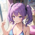 絵梨奈の水着コレクションにようこそ❤皆様はどの水着がお好みでしょうか?ちなみに、この中で絵梨奈が今年用に選んだ本気の水着があります❤どれでしょうか? 3枚目