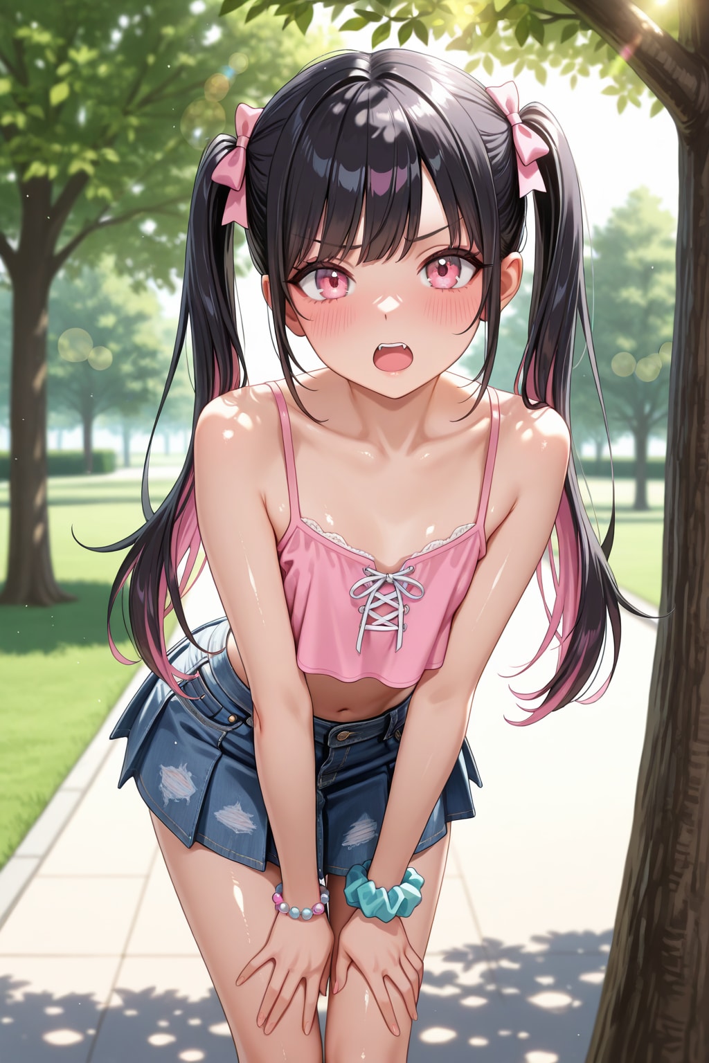 「この年でツインテールって恥ずかしいんだけど・・・」