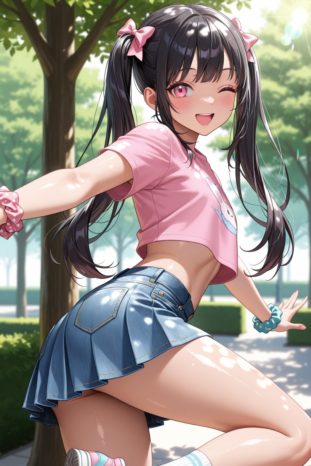 「この年でツインテールって恥ずかしいんだけど・・・」